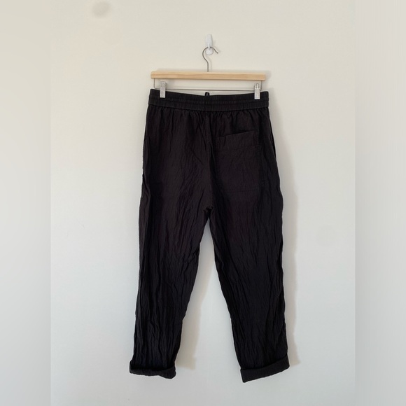 COS Seersucker Elastic Waist Pants - Picture 6 of 9